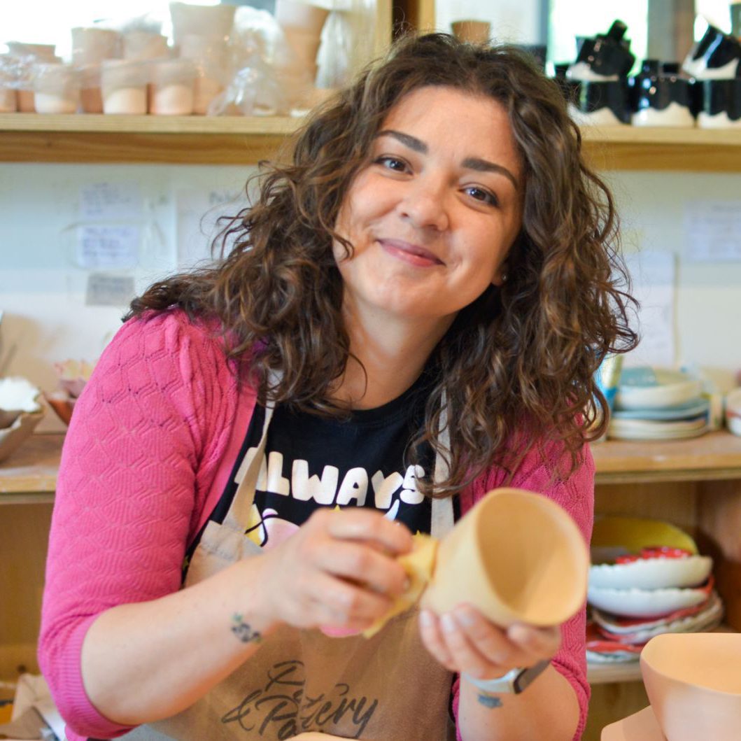 Irena Vakrilova ceramist at Pottery and Poetry